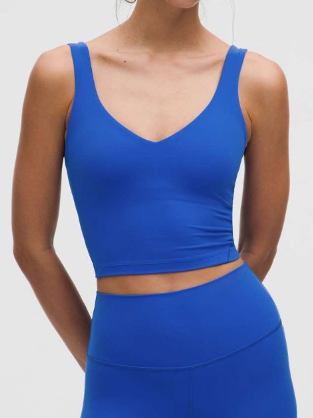 Lululemon Align Tank Top Light Support A/B Cup Cerulean Blue Size 10